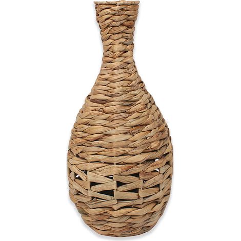 Signes Grimalt Vaso Basket Marrone 60x28x28 cm - Decorazione Boho Chic e Nordica
