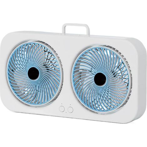 Ventilateur de Bureau Compact Double Flux Personnel Léger (1/5)