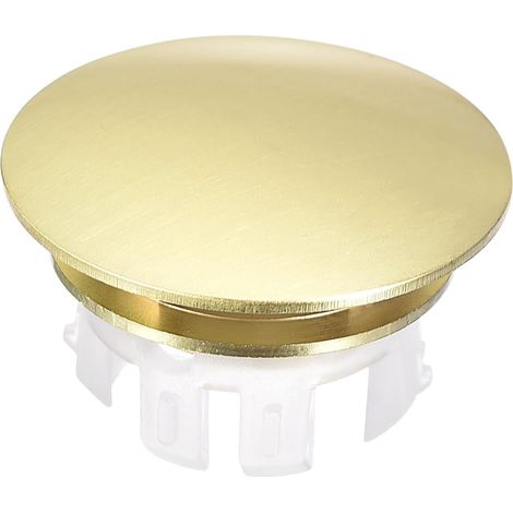 1 Pièce - Cache De Trop-Plein - Bague De Trop-Plein - Insertion Dans Trou Rond - Résistant À La Corrosion - Pour Salle De Bain Et Cuisine - Doré - 33x20cm (1/5)