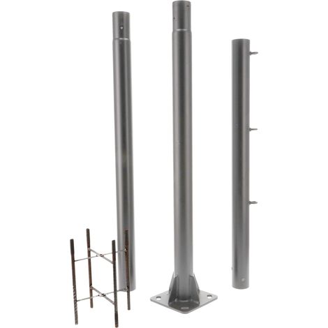 IluminaShop - Columna Para Guirnalda 3M Desmontable Gris (1/2)
