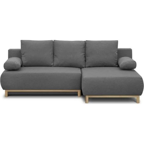 Mika Schlafsofa Hellgrau Japandi Modern