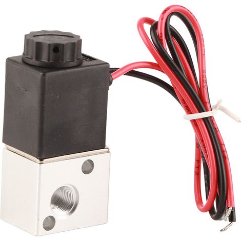 3V1‑06 Électrovanne pneumatique 3 voies 2 positions 1/8" BSP normalement fermée (24 V CC)