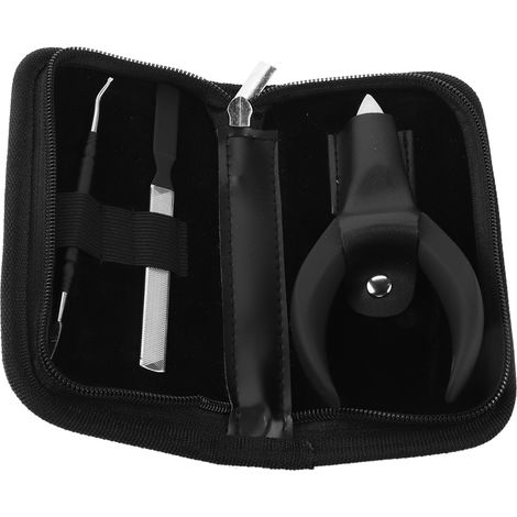Pince coupe-cuticules en acier inoxydable, ciseaux à ongles, lime à doigts, outils de manucure professionnels. (1/5)