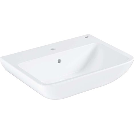 Grohe Start Edge - Möbelwaschtisch 60x45 cm, mit Überlauf, 1 Hahnloch, alpinweiß 39950000