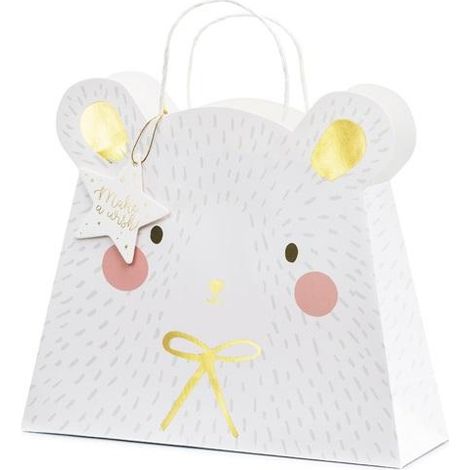 Eisbär Geschenktüte, Mix, 31,5x27x10cm