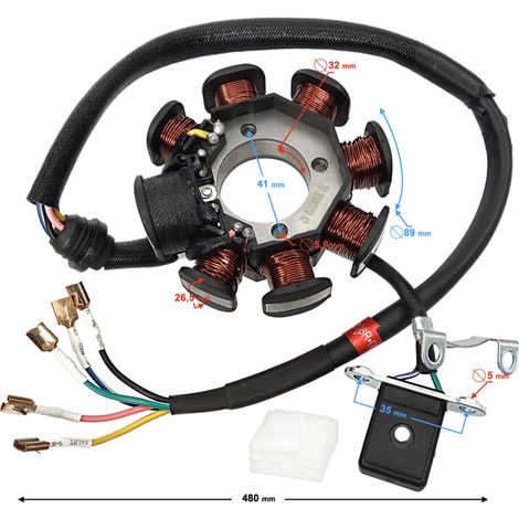 Zündkerze für ein 150-cm³-Motorrad mit Moretti-Motor (1/2)