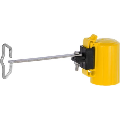 Sol. angle T-Post ruban/fil jaune, 4 pcs/sachet