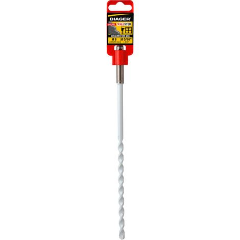 Broca para hormig贸n DIAGER SDS-Plus 10 x 260 mm para ladrillo hueco y bloque de hormig贸n 104D10L0260