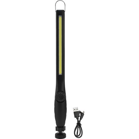 Lampe de travail LED rechargeable portable avec aimant et crochet, éclairage d'urgence à bande longue et gradation continue (1/5)