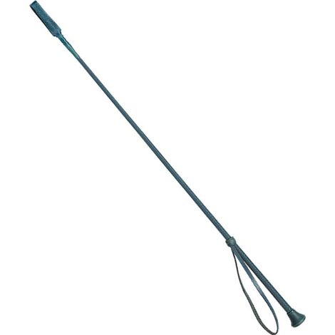 Frustino Fleck con passamano e finale in cuoio rivestito in nylon da 61 cm