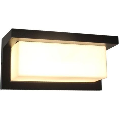 Applique murale LED d'extérieur E27, étanche IP65, en aluminium, luminaire décoratif pour jardin, cour, maison, rue, fixation murale, sans ampoule (1/5)