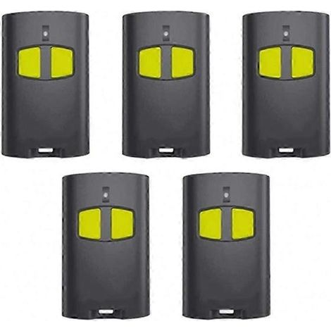 Lot de 5 télécommandes de porte de garage 433 MHz compatibles avec BENINCA to.GO et 2VA (émetteur portatif). (1/5)