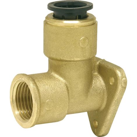 Coude mural en laiton 22 mm x DN20- 3/4