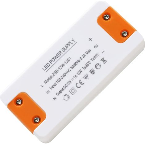 220V auf 12V LED-Transformator 12W, LED-Treiber-Netzteil 12V 12W 1A, 12V LED-Treiber, 220V auf 12V Wandler, AC/DC-Spannungswandler-Adapter Konstantspannungstransformator für G4, GU5.3, MR11, MR16 (1/5)