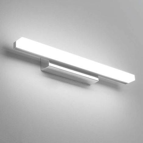 Lampe Miroir LED salle de Bains 9W 40cm, IP44 Lumiere Salle de Bain Miroir Moderne, Applique Murale Salle de Bain, 110-240V, 600 Lumen, Blanc Froid 6000K (1/5)