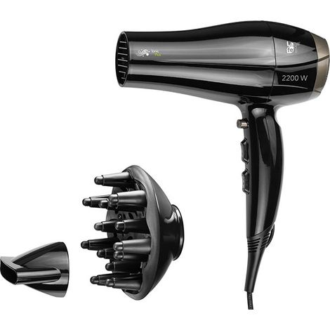 Asciugacapelli Lafe Sleek & Shine Ionic PRO nero, 2200W, 1 pz. (1/5)
