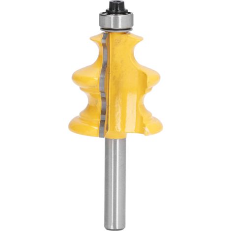 Punta per fresatrice per cornici, in lega di acciaio al carbonio per modanature di porte, diametro 38 mm, fresa per legno da 8 mm -Crezuo