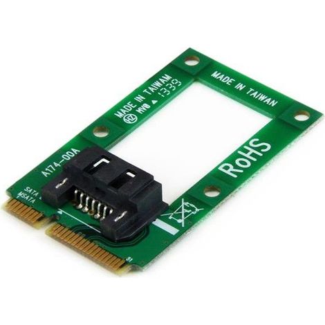 StarTech.com mSATA auf SATA Festplatten / SSD Adapter - Mini SATA zu SATA Konverter (1/3)