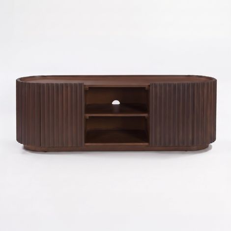 Mueble TV Lio de madera de mango nogal (1/4)