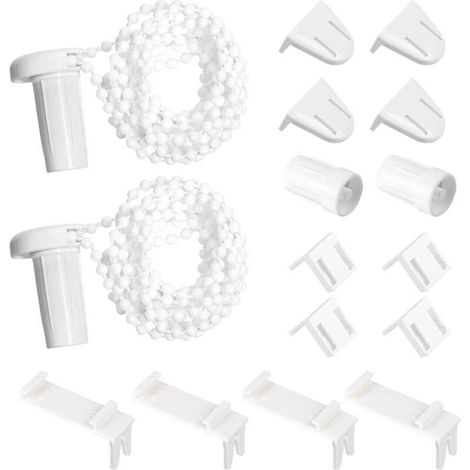 2 Ensembles Mecanisme Store Enrouleur, Accessoires pour Rideaux et Stores, Supports de Stores Enrouleurs, Fixation pour Étiquette (1/4)