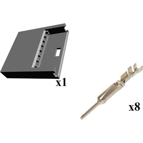 Kit Connettore Modu 2 Maschio 8 Vie