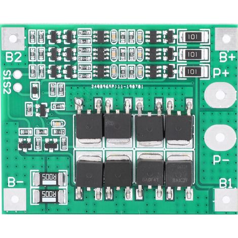 Carte de Protection BMS 3S 12V 25A pour Batterie Li-ion 18650 - Protection contre les Courts-Circuits (1/5)