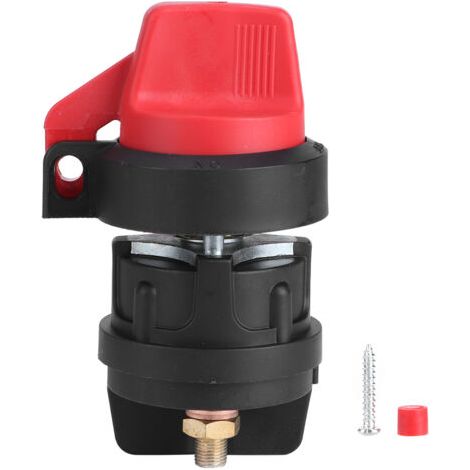 DEESSE SHOP-Coupe-batterie, interrupteur de batterie 12V 300A, coupe-circuit d'isolateur à courant élevé pour RV ATV. (1/5)