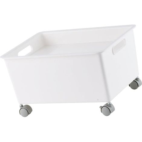 Storage Basket with Wheels Large Capacity Heavy Duty (1/4)
