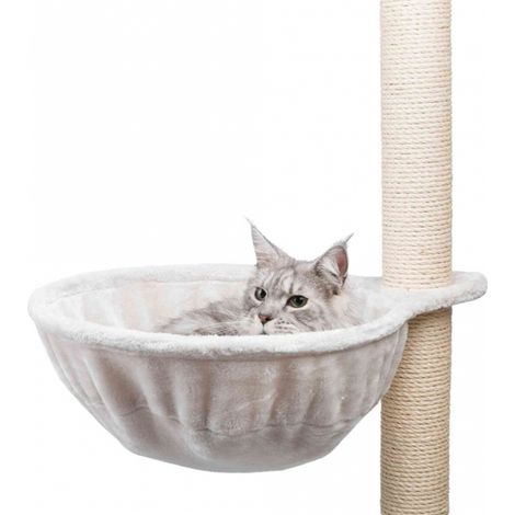 TRIXIE Sac confort XL pour arbre a chat - Gris clair - Pour chat