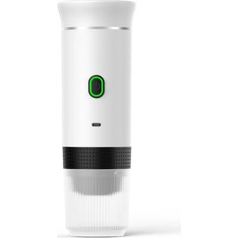 Cafetière expresso sans fil, blanc, 3 en 1, capsules, pour bureau (1/5)