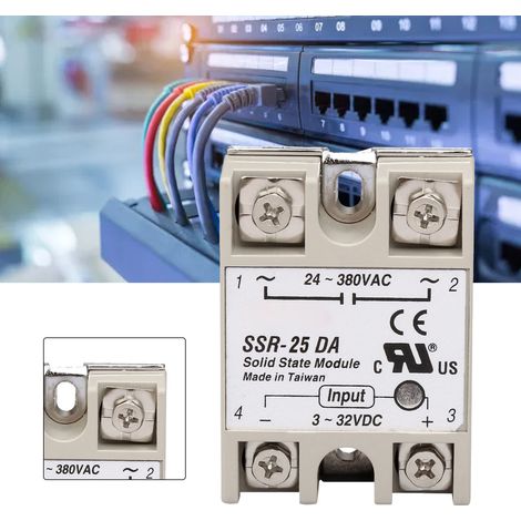 Relais statiques monophasés Yangming SSR-25DA, SSR-40DA, SSR-60DA, SSR-100DA, SSR-25DA (1/4)