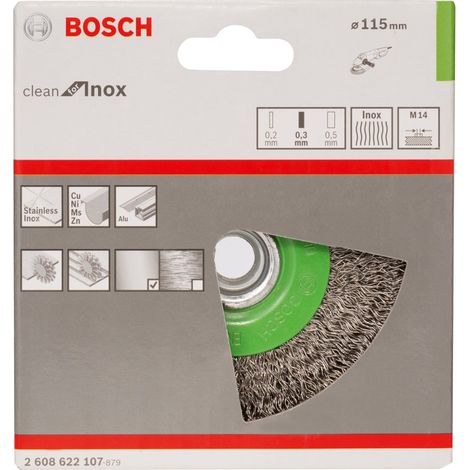 Brosse Circ. Ondulés PRO Inox clean M14 (1/3)
