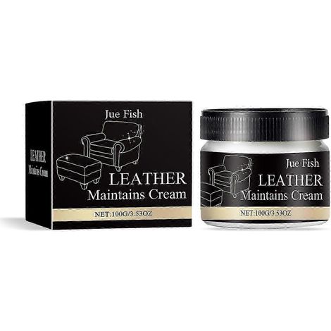 Crème réparatrice pour cuir, crème d'entretien pour canapé et siège auto, crème réparatrice multifonctionnelle pour cuir (1/4)