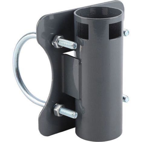 Support de tuyau pour mât d'antenne Starlink, adaptateur de support Starlink en forme de U, réglable, pour balcon, camping-car, camping-car, balustrade de 30 à 50 mm (1/4)