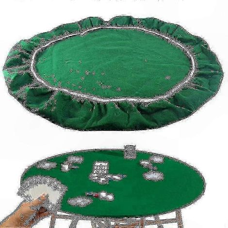 Couvre-table élastique pour tables de jeu 36 à 48 pouces, accessoires de poker et bridge, protection robuste, ajustement parfait, idéal pour cartes et jeux de société (1/5)