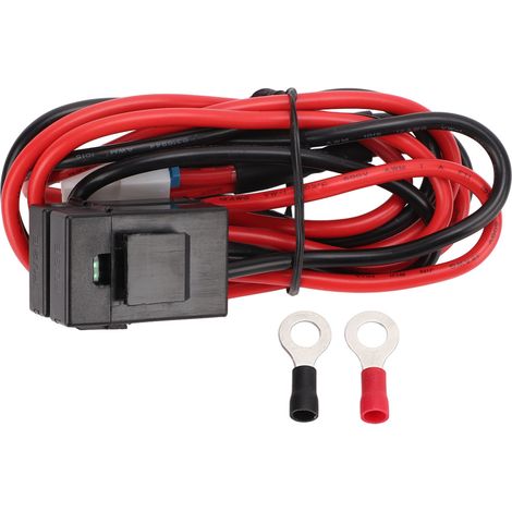 85 cm langes Stromkabel für Autoradios, kompatibler Ersatz für Kenwood TS-480, IC-7000 und IC-7600, 2-poliges elektrisches Kabel (1/5)