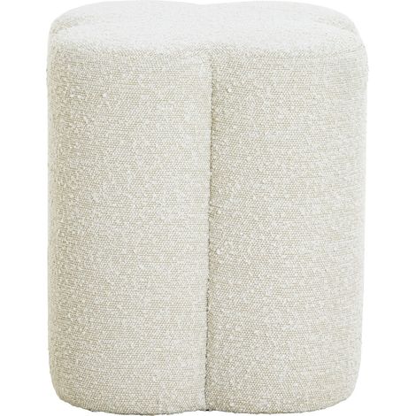 Light & Living Pouf NALANI Bouclé Dunkelgrün – 38x38x45 cm