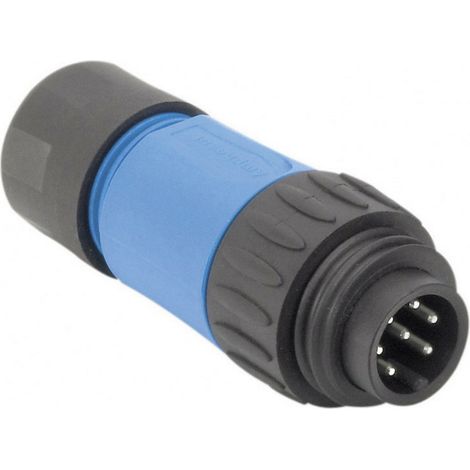 Amphenol C016 10H006 010 10 Rundstecker Stecker, gerade Gesamtpolzahl: 6 + PE Serie (Rundsteckverbin