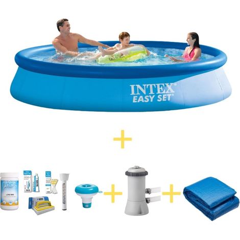 Intex Piscine Easy Set Ronde - 366x76 cm - 4-pièces S21302 (1/4)