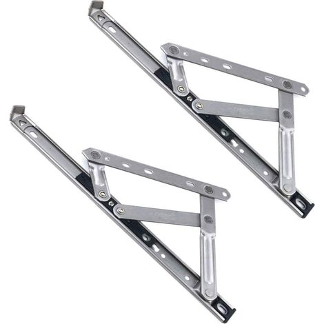 Pack of 2 Heavy Duty Window Hinges for PVC or Aluminium Profile Windows Hinge Length 31cm Pile Height 1.5cm (1/5)