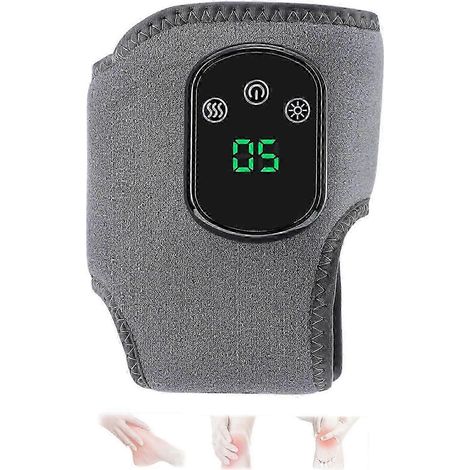 2025 Emsense Masseur de pieds sans fil portable à triple méthode 3 modes de vibration, chevillère chauffante pour la maison, le bureau et les voyages, 1 pièce (1/5)
