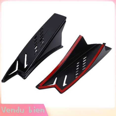 Cornes Pour Casque - ABS - Noir Brillant - Universel Pour Casques Intégraux Et Demi-casques - 2 Pièces (1/4)