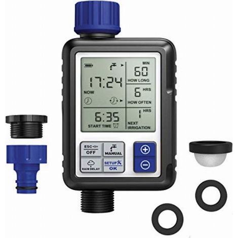 Programmatore irrigazione aqua control C4110 schermo panoramico (1/5)