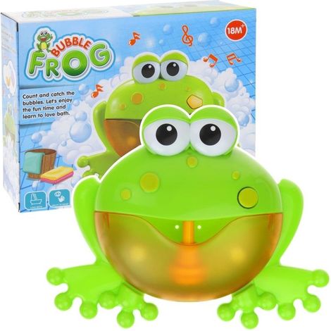 Macchina per bolle di sapone, Macchina per bolle di sapone in vasca da bagno, Macchina per il bagno a forma di rana (1/5)