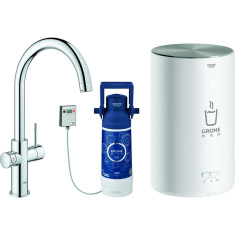 Set monomando de fregadero Grohe Red Duo, 224 mm de alcance, (1/4)