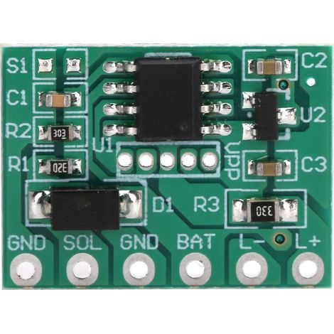 Module de commande de lampe solaire avec minuterie et feu clignotant pour borne routière, boîtier double face en aluminium 5 V CC (1/5)