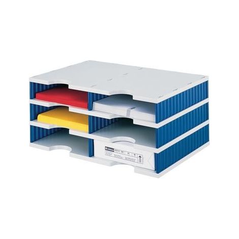Styro Styrodoc Duo organizzatore da scrivania nero e grigio