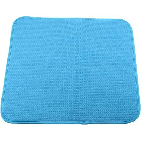Microfibre plat séchage tapis, égouttoir planches tapis épais absorbant tapis, pour comptoirs de cuisine éviers Table décoration (1/5)