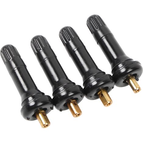 4pcs Tige de Valve Pneu Étanche Enfichable Remplacement Capteur Pression Ford TPMS Accessoire (1/5)