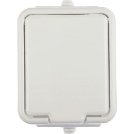 Enchufe individual herm茅tico Cedar con/sin 16A IP44 blanco Nt-130H NT130H01